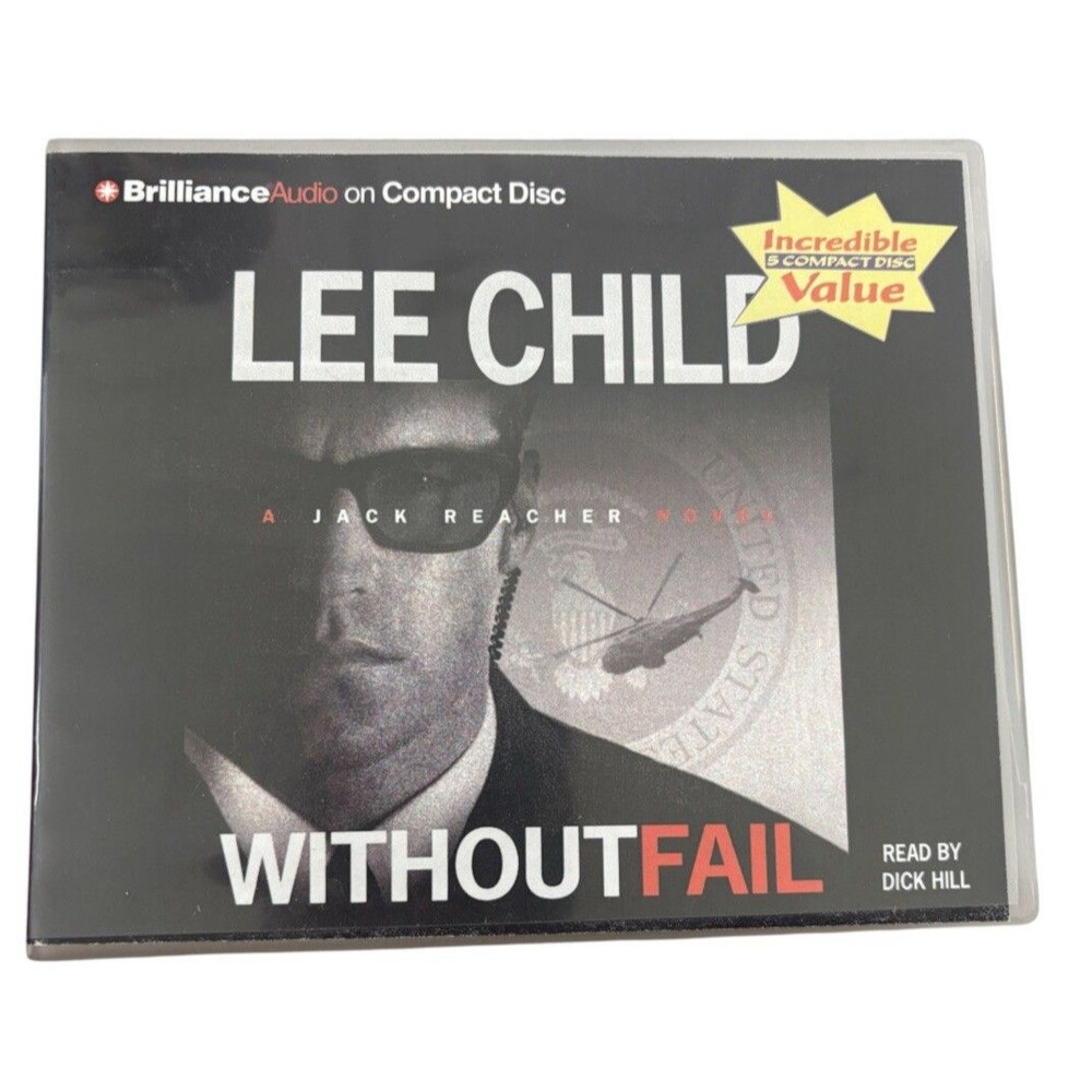 Lee Child Without Fail Jack Reacher Audio CD Audiobook Brilliance Audio 5 Discs